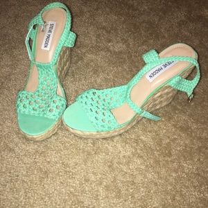 BRAND NEW Teal Wedges